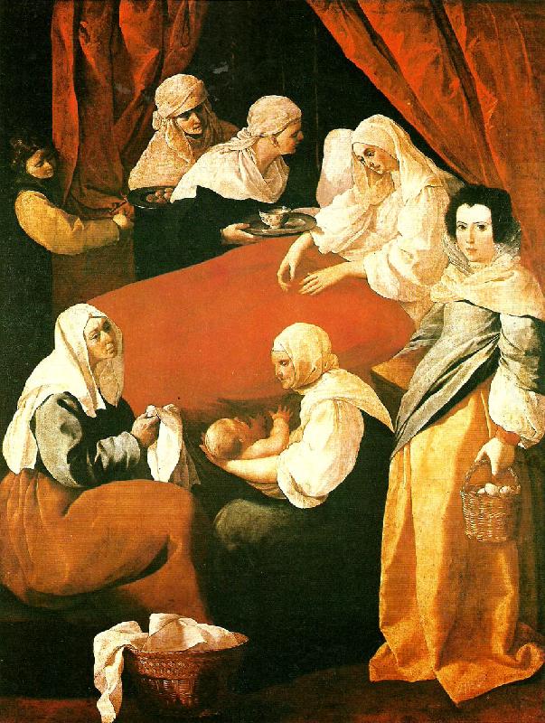 Francisco de Zurbaran birth of the virgin china oil painting image